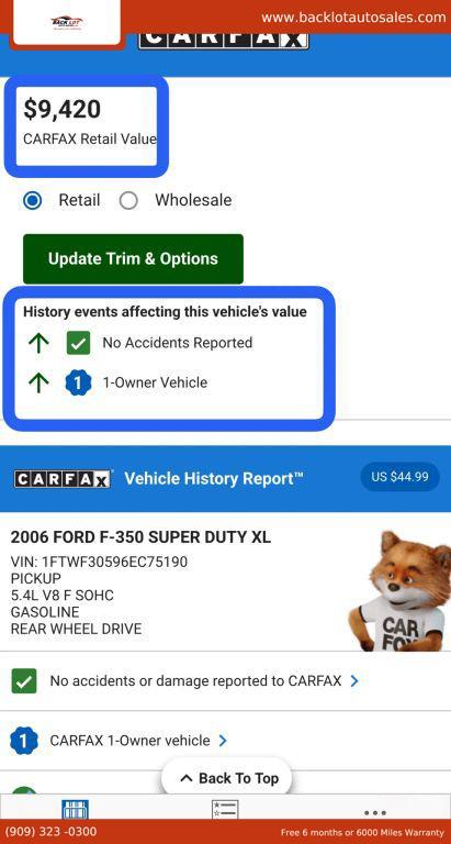 used 2006 Ford F-350 car, priced at $8,500