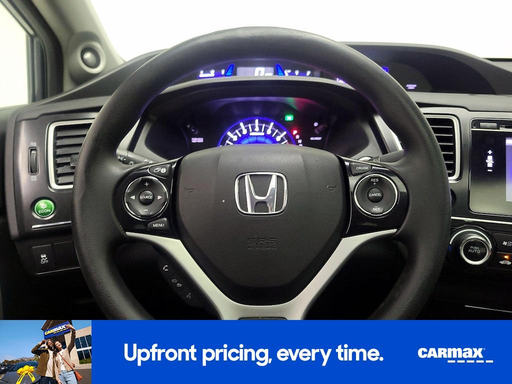 used 2015 Honda Civic car, priced at $14,998