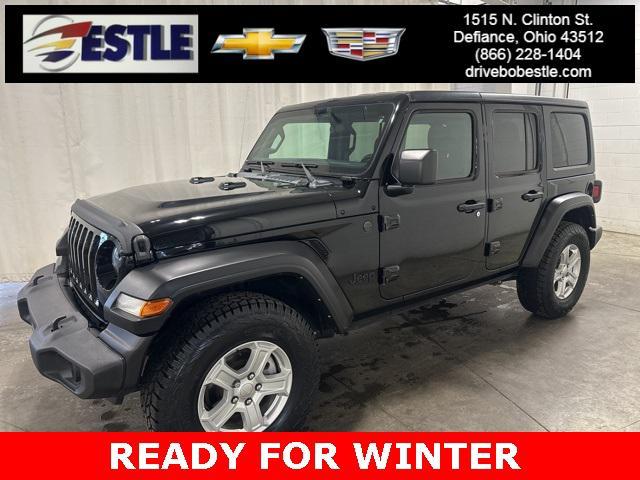 used 2022 Jeep Wrangler Unlimited car, priced at $28,587