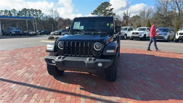 used 2024 Jeep Wrangler car, priced at $34,641