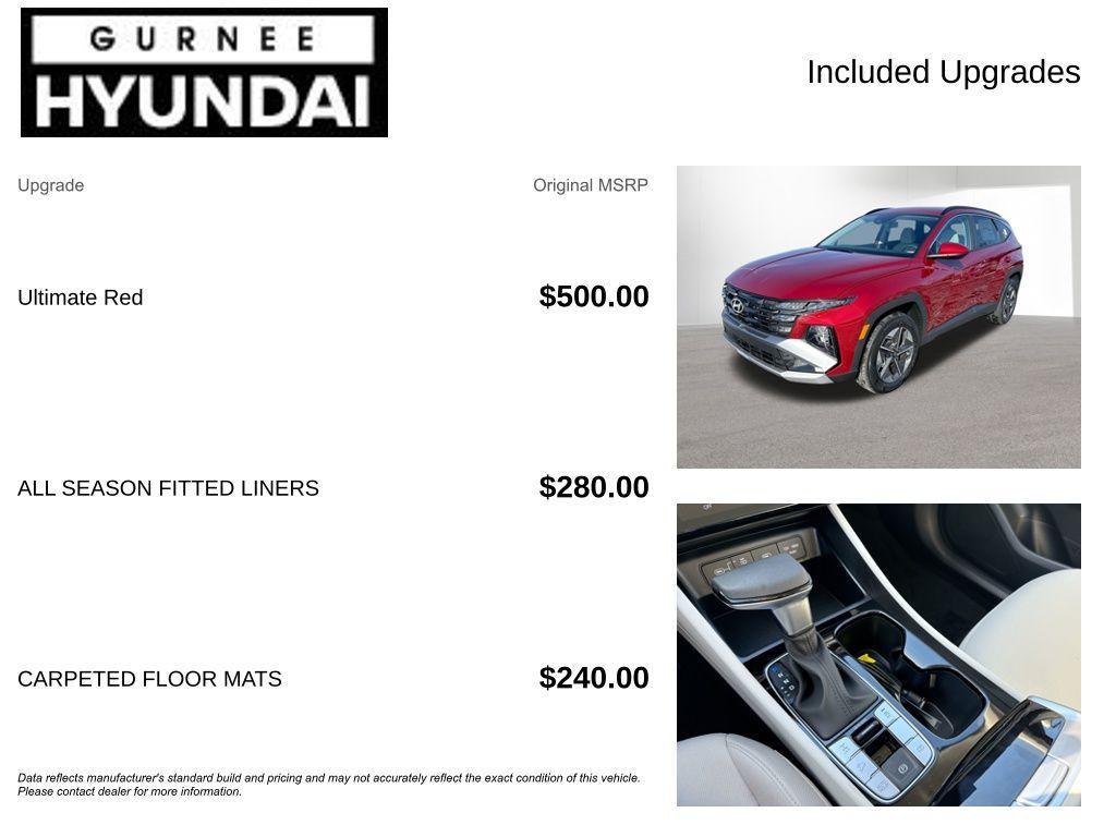 new 2026 Hyundai Tucson car, priced at $33,827