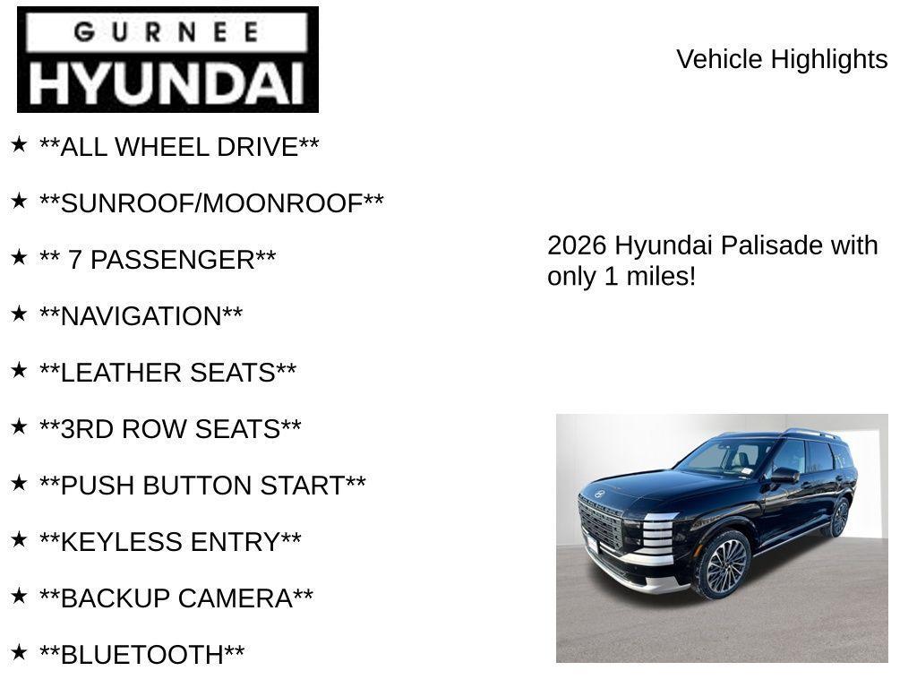 new 2026 Hyundai Palisade Hybrid car, priced at $59,228