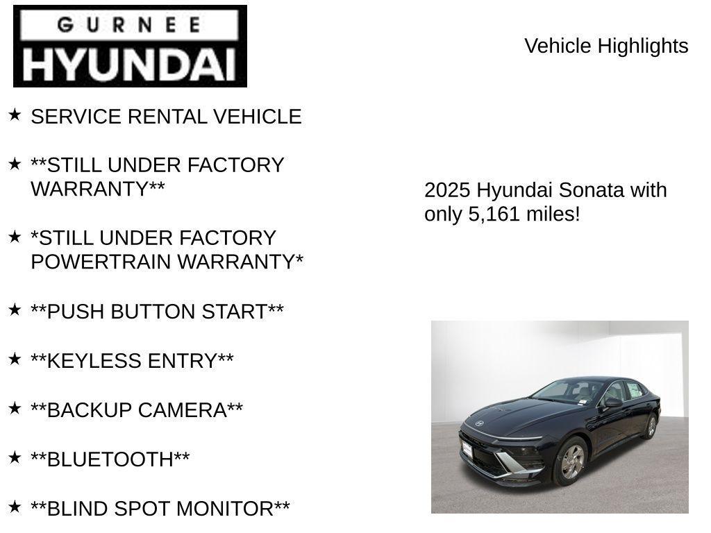 used 2025 Hyundai Sonata car, priced at $22,798