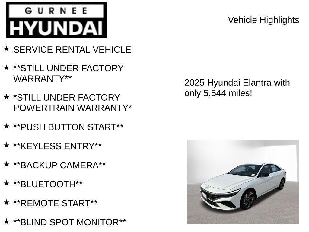 used 2025 Hyundai Elantra car, priced at $19,775