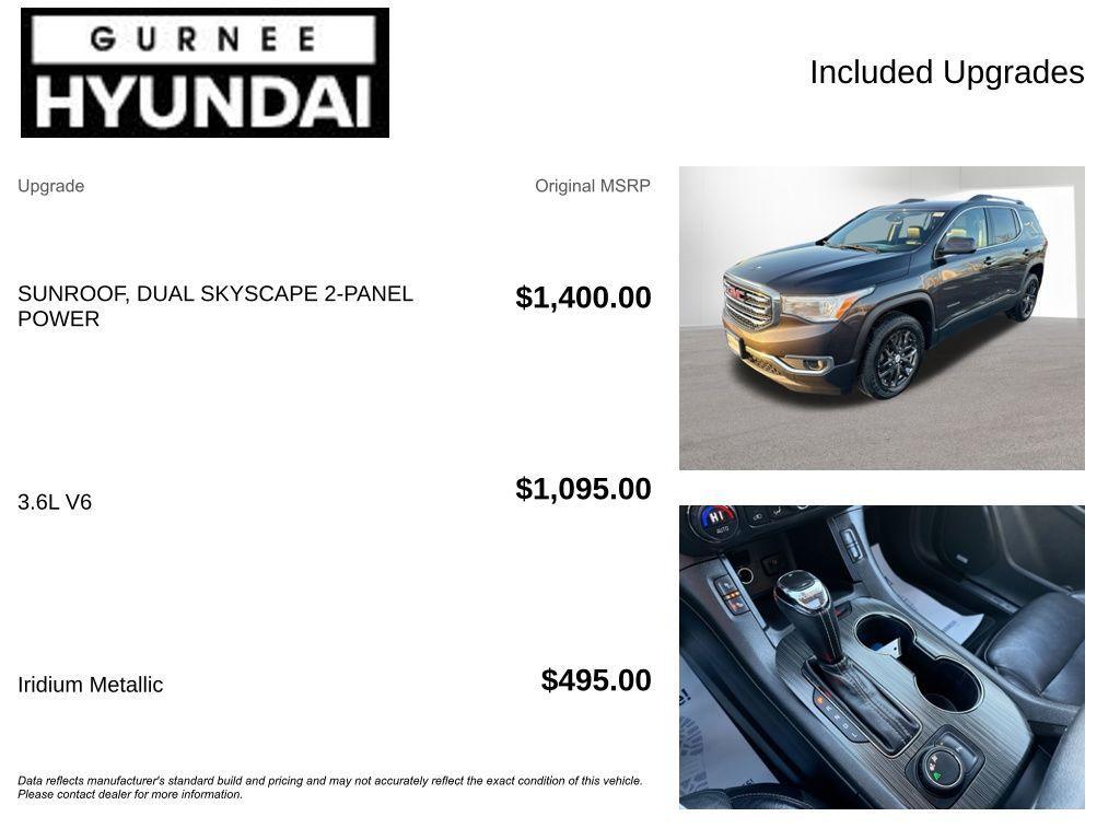 used 2019 GMC Acadia car, priced at $14,495