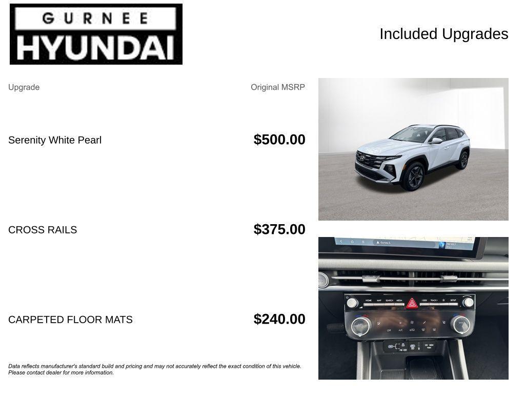 new 2026 Hyundai Tucson car, priced at $34,086
