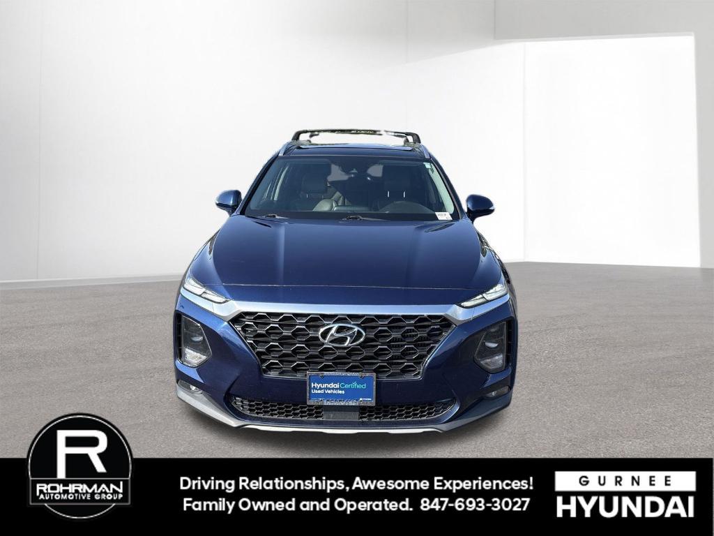 used 2020 Hyundai Santa Fe car, priced at $19,999