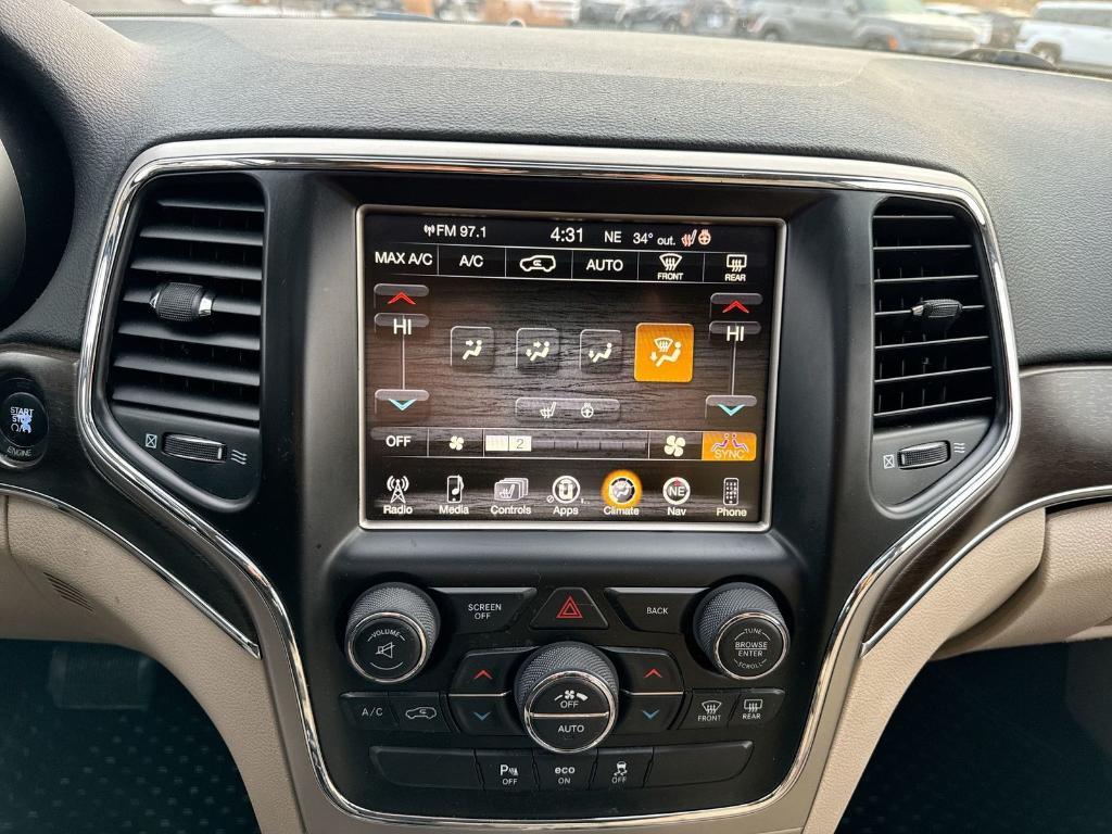 used 2015 Jeep Grand Cherokee car, priced at $13,125