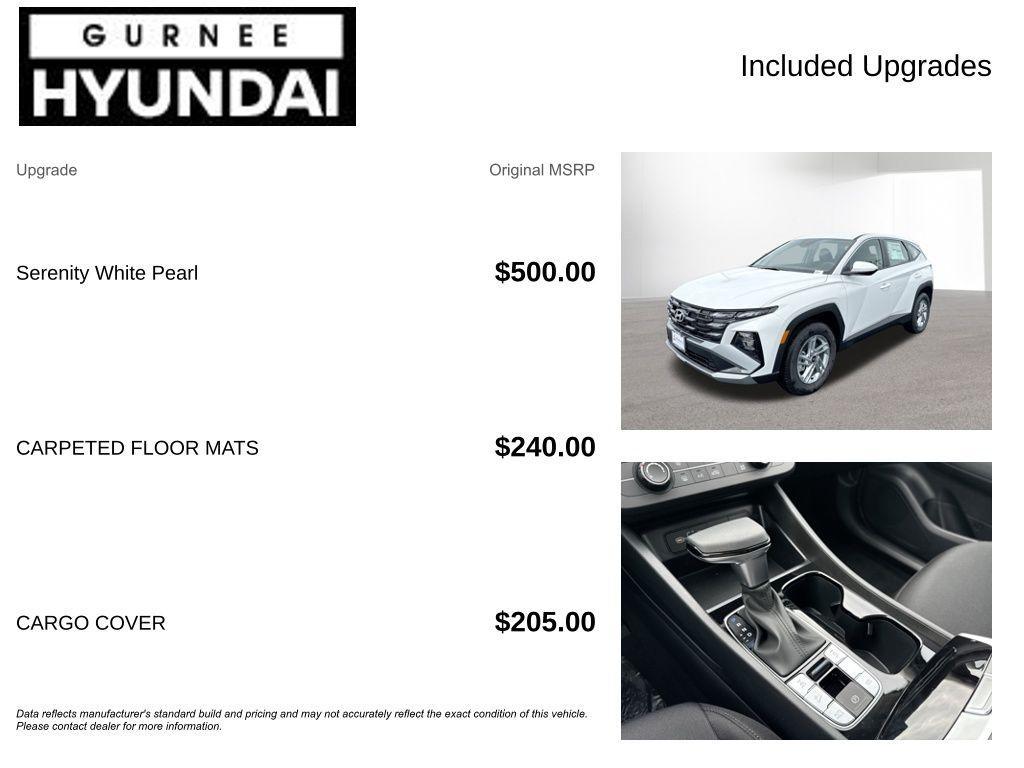 new 2026 Hyundai Tucson car, priced at $31,645
