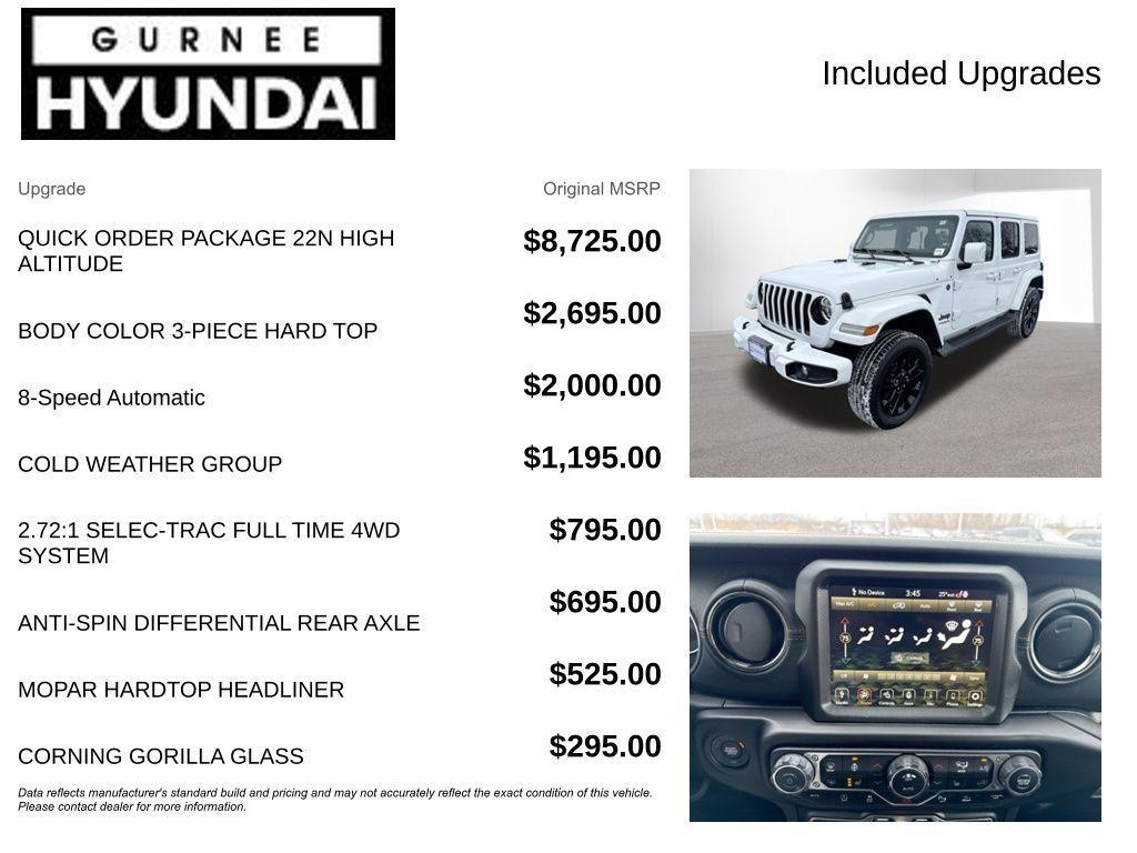used 2022 Jeep Wrangler Unlimited car, priced at $35,495