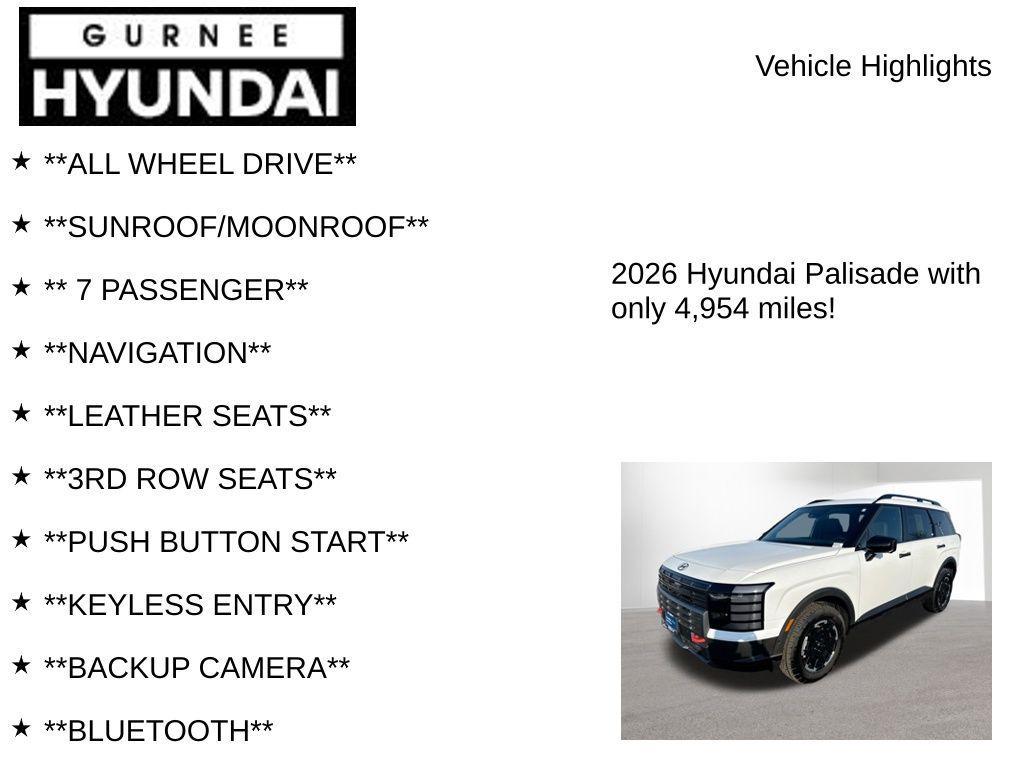 used 2026 Hyundai Palisade car, priced at $45,345