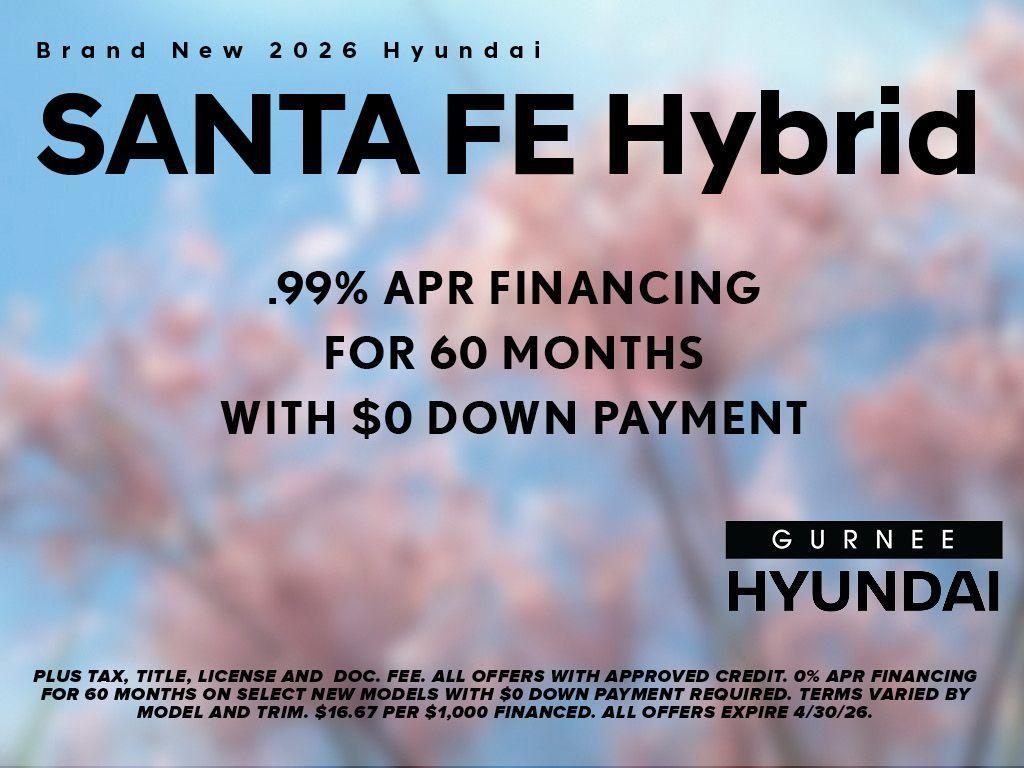 new 2026 Hyundai SANTA FE HEV car, priced at $40,086