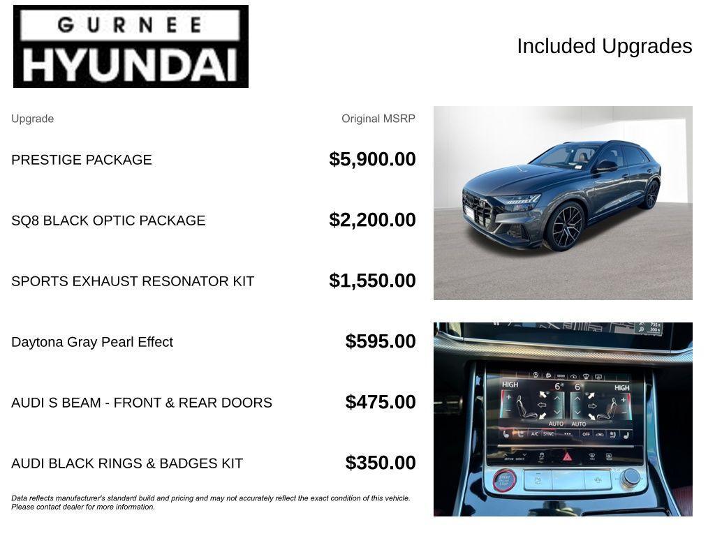 used 2021 Audi SQ8 car, priced at $54,109