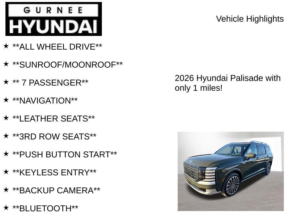 new 2026 Hyundai Palisade Hybrid car, priced at $59,262