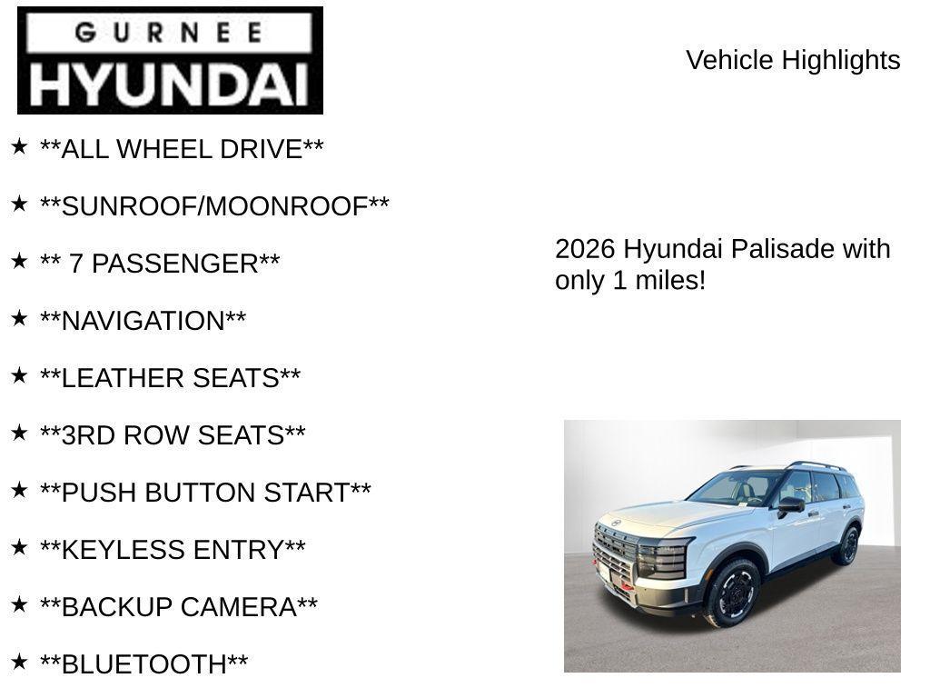 new 2026 Hyundai Palisade car, priced at $51,010