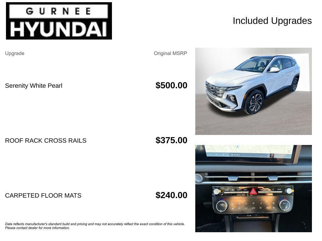 new 2026 Hyundai Tucson car, priced at $39,343