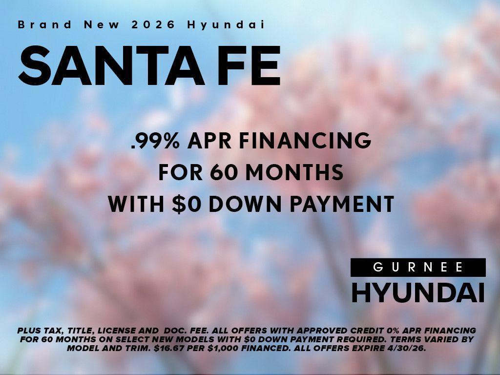 new 2026 Hyundai Santa Fe car, priced at $47,518