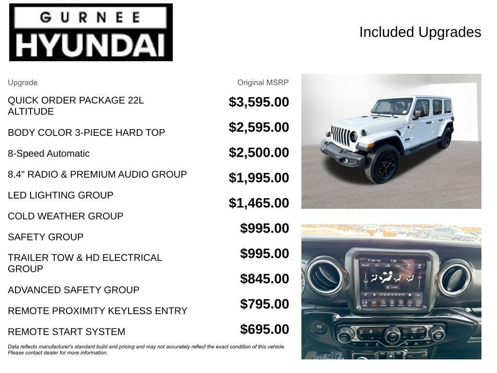 used 2021 Jeep Wrangler Unlimited car, priced at $28,660