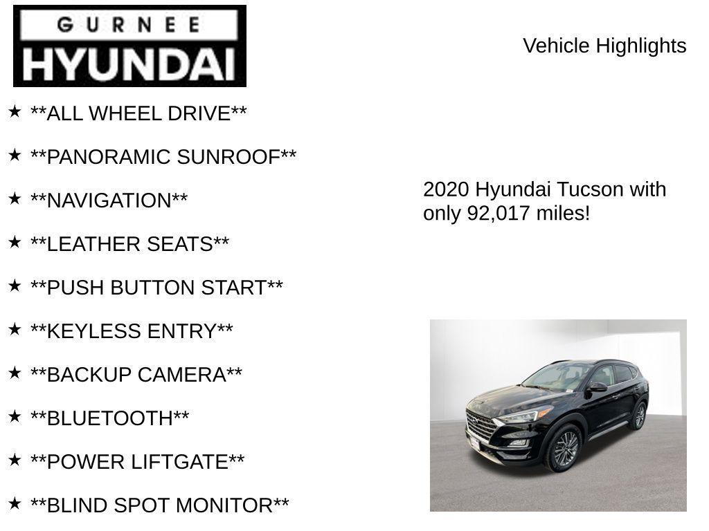 used 2020 Hyundai Tucson car, priced at $16,585