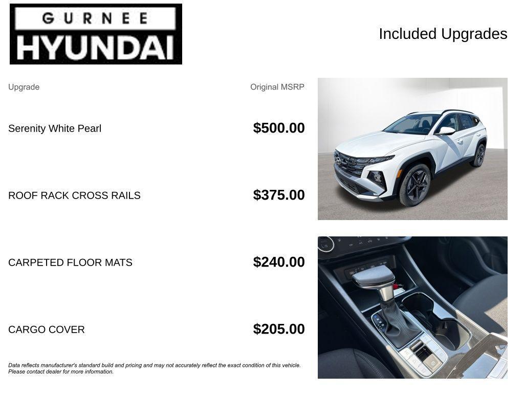 new 2026 Hyundai Tucson car, priced at $31,305