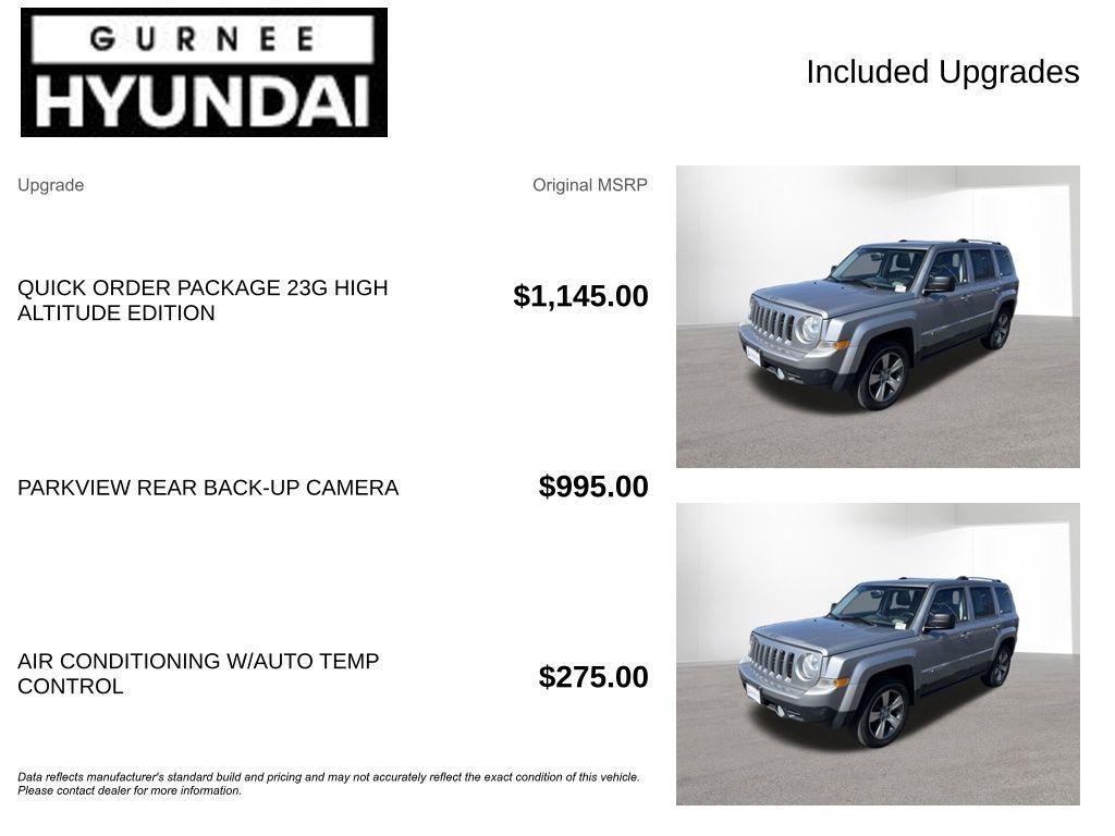 used 2017 Jeep Patriot car, priced at $11,499