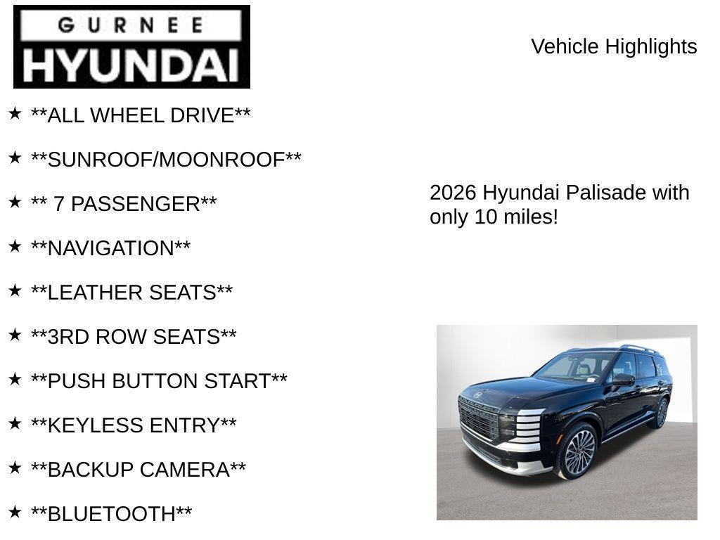 new 2026 Hyundai Palisade Hybrid car, priced at $59,378