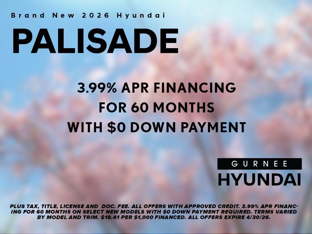 new 2026 Hyundai Palisade car, priced at $50,750