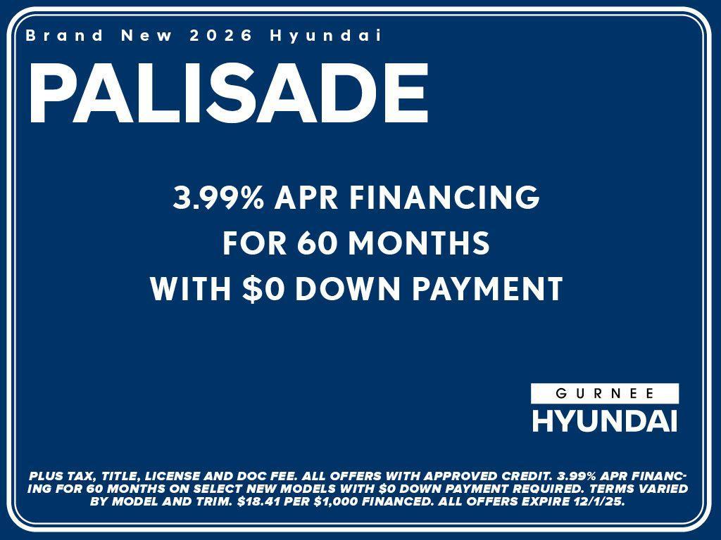 new 2026 Hyundai Palisade car, priced at $51,500
