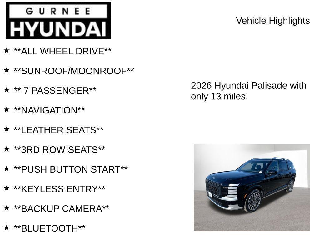 new 2026 Hyundai Palisade Hybrid car, priced at $59,329