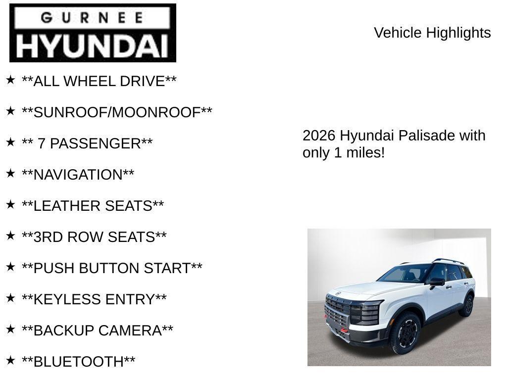 new 2026 Hyundai Palisade car, priced at $50,863