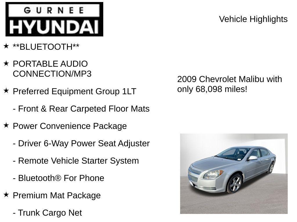 used 2009 Chevrolet Malibu car, priced at $7,795