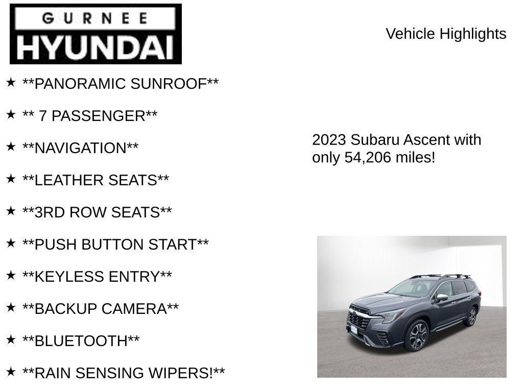 used 2023 Subaru Ascent car, priced at $32,499