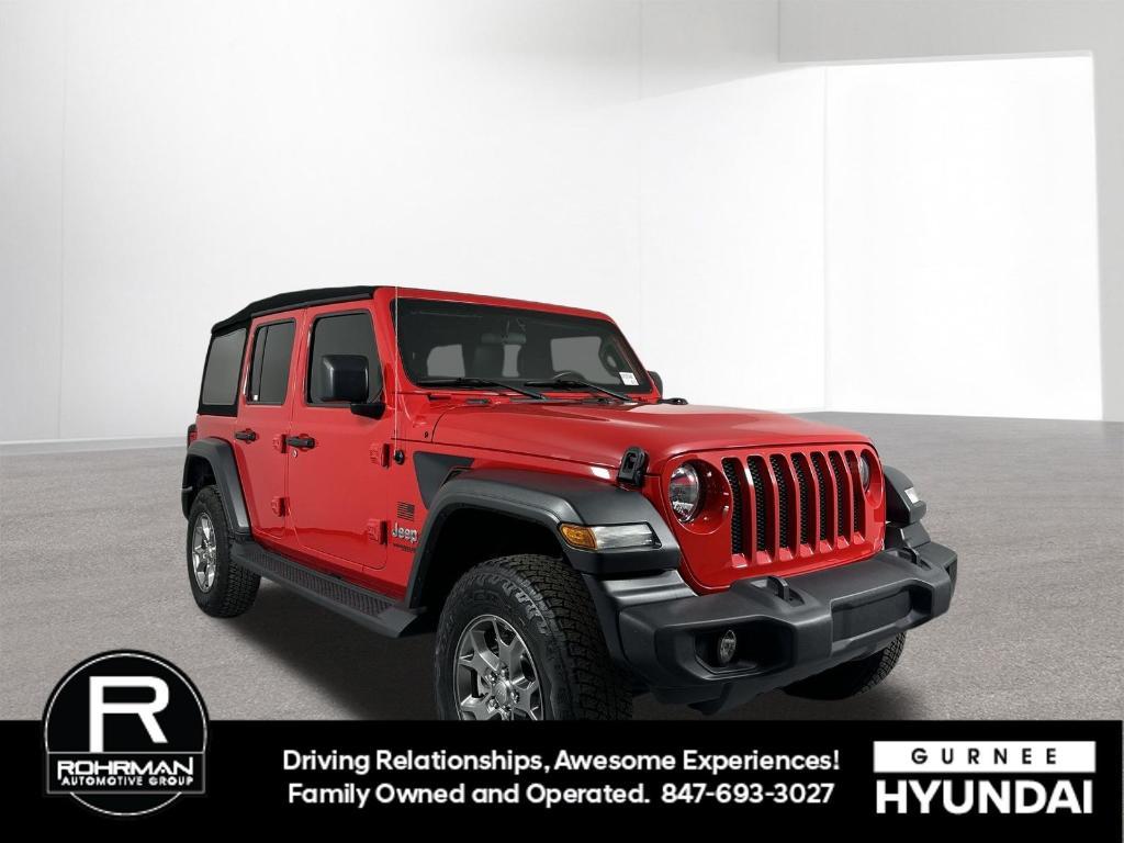 used 2020 Jeep Wrangler Unlimited car, priced at $25,695