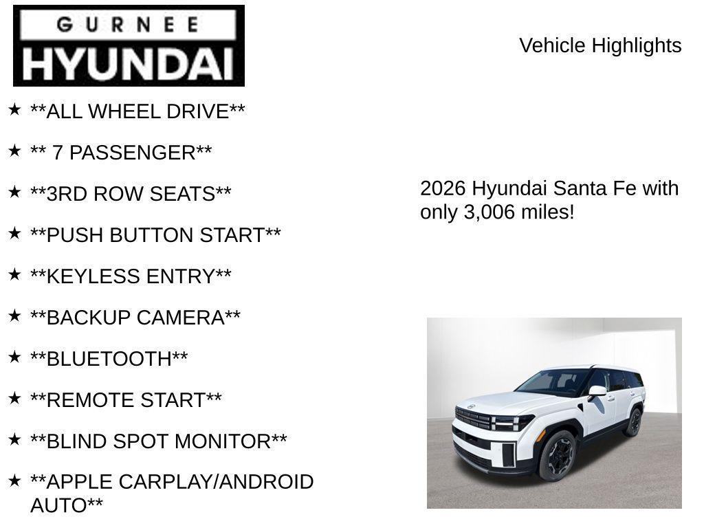 used 2026 Hyundai Santa Fe car, priced at $33,336