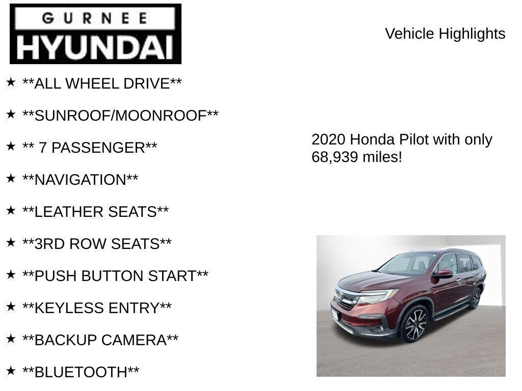used 2020 Honda Pilot car, priced at $26,201