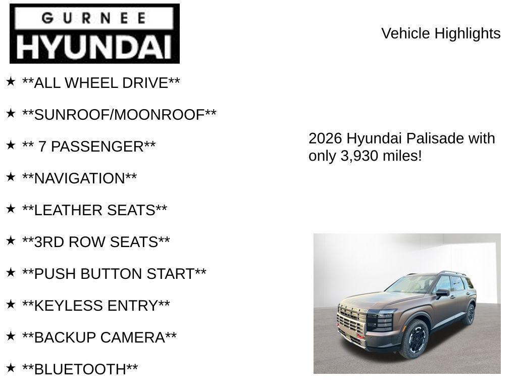 used 2026 Hyundai Palisade car, priced at $45,599