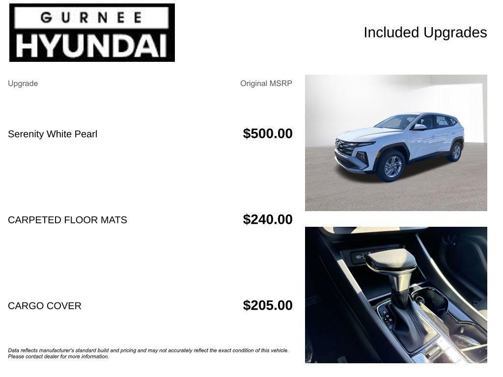 new 2026 Hyundai Tucson car, priced at $32,645