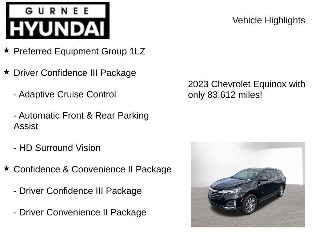used 2023 Chevrolet Equinox car, priced at $21,795