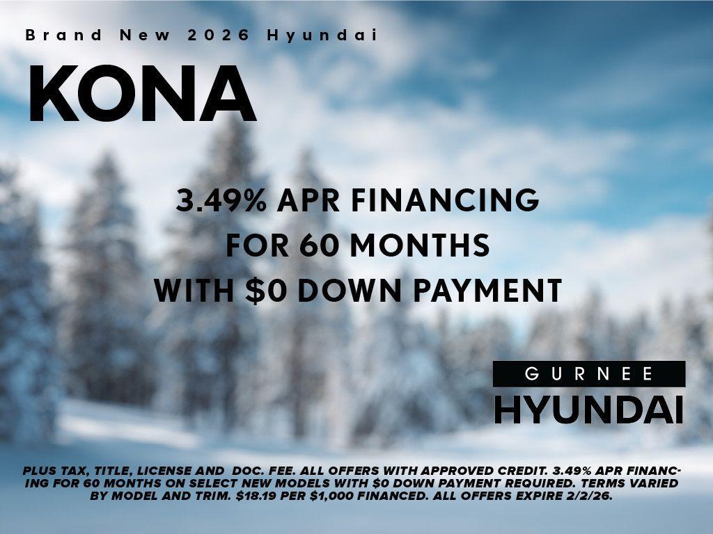 new 2026 Hyundai Kona car, priced at $28,579