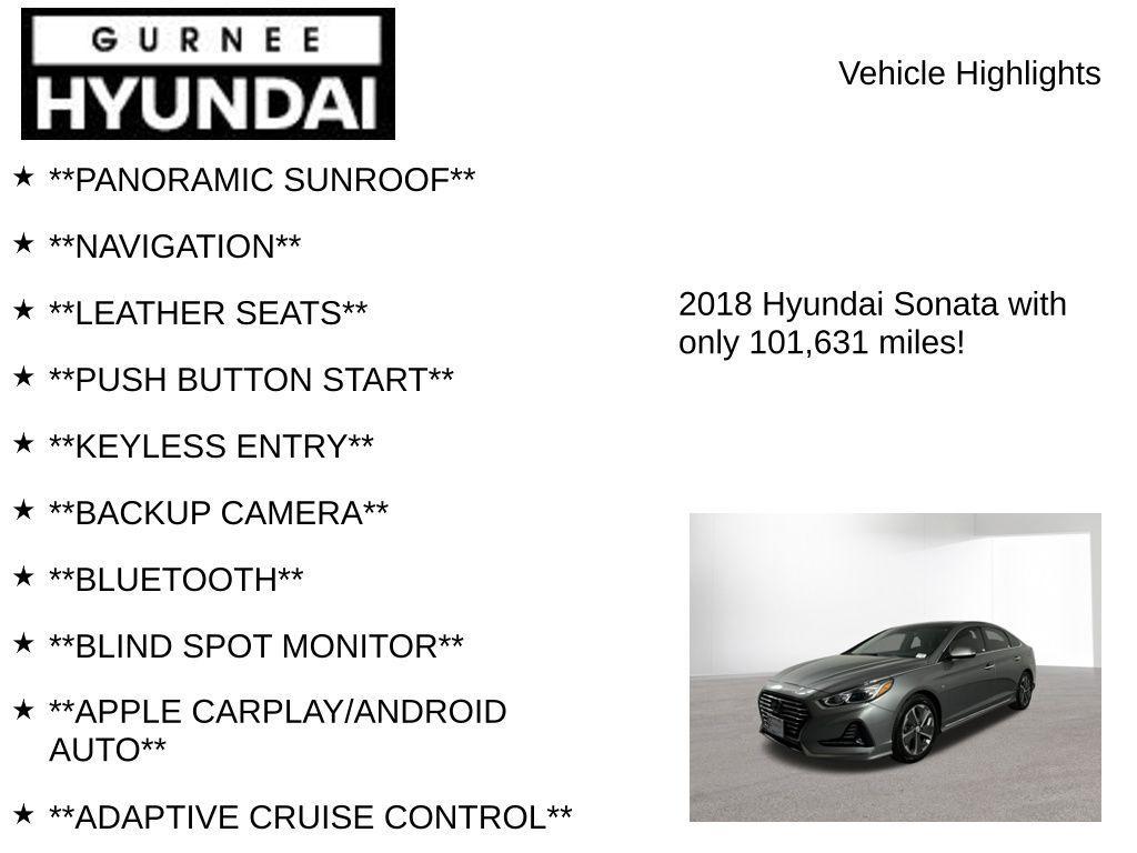 used 2018 Hyundai Sonata Hybrid car, priced at $12,495