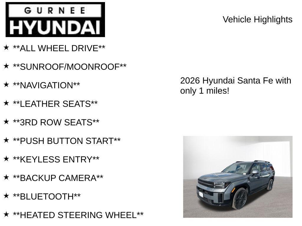 new 2026 Hyundai SANTA FE HEV car, priced at $50,153