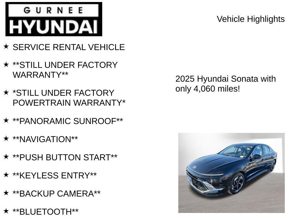 used 2025 Hyundai Sonata car, priced at $25,113