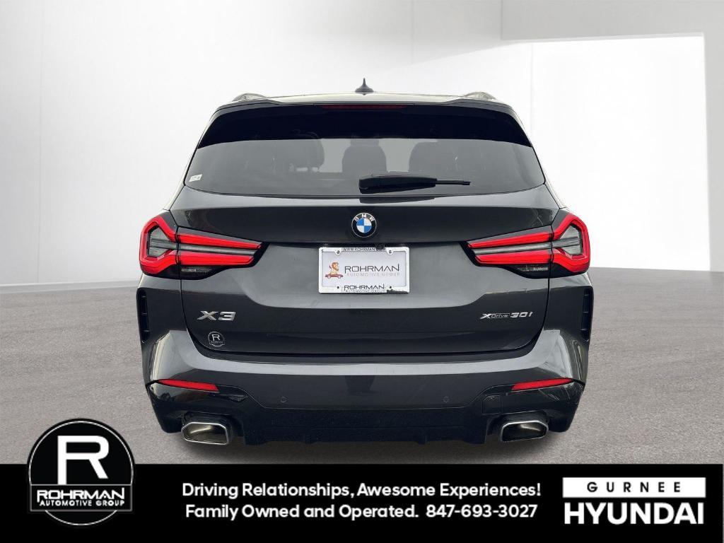 used 2022 BMW X3 car, priced at $27,995