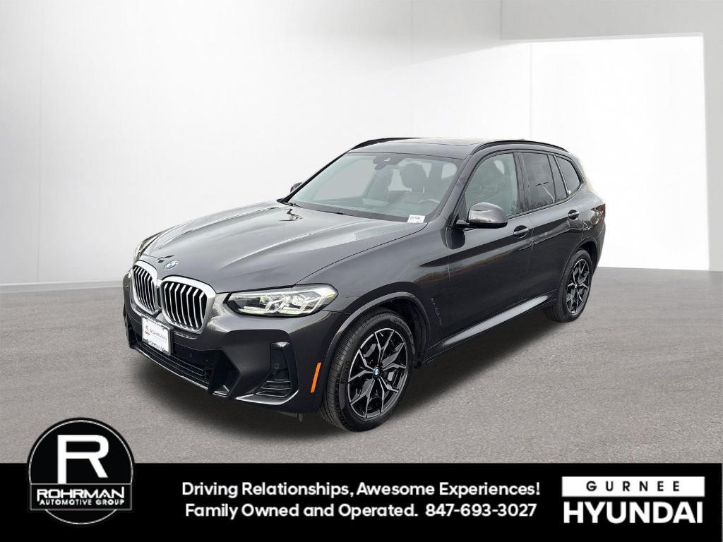 used 2022 BMW X3 car, priced at $27,995