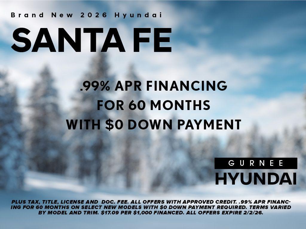 new 2026 Hyundai Santa Fe car, priced at $37,653
