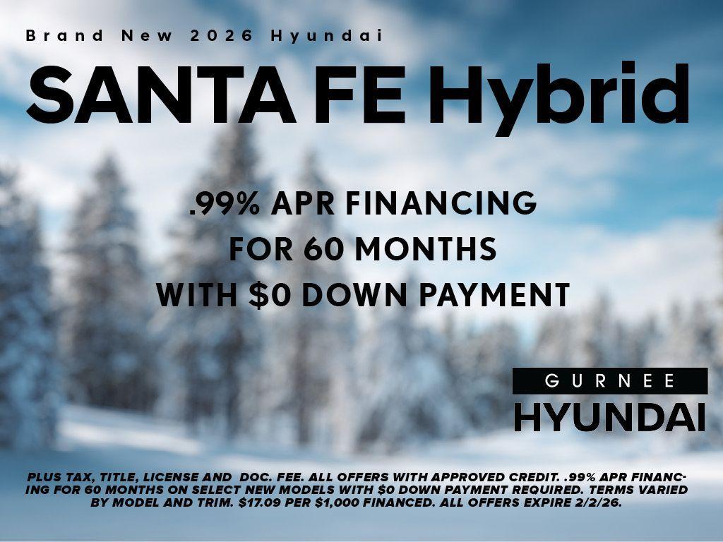 new 2026 Hyundai SANTA FE HEV car, priced at $47,098