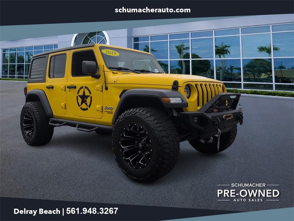used 2019 Jeep Wrangler Unlimited car, priced at $24,988