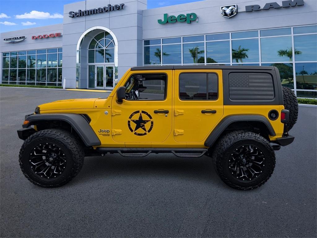used 2019 Jeep Wrangler Unlimited car, priced at $24,988