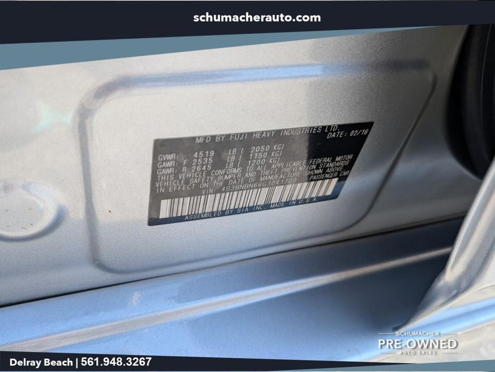 used 2016 Subaru Legacy car, priced at $15,988