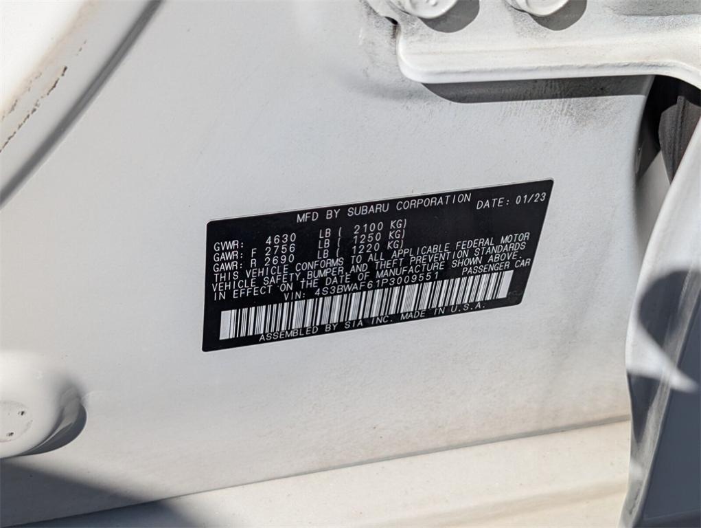 used 2023 Subaru Legacy car, priced at $20,998